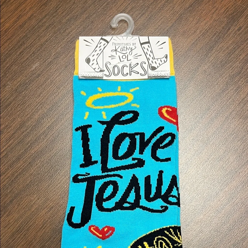 I Love Jesus‎ But I Cuss A Little Socks, new
